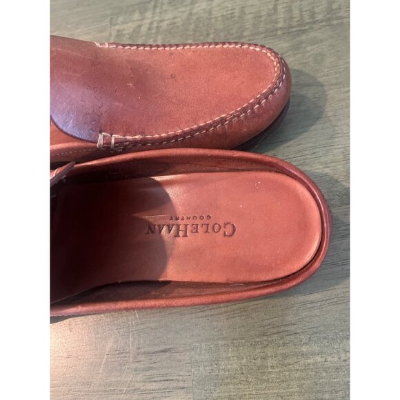 Cole Haan Country Mens Brown Leather Slip-On Loafers Size 8.5 M - Picture 6 of 8